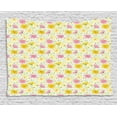 thumbnail image 1 of Floral Tapestry, Pastel Toned Summer Blossoms Field with Flourishing Seasonal Birthday Chamomiles, Wall Hanging for Bedroom Living Room Dorm Decor, 60W X 40L Inches, Multicolor, by Ambesonne, 1 of 2