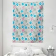 thumbnail image 1 of Floral Tapestry, Romantic Morning Glory Inspired Bindweed Flowers of Climbing Plant Garden Concept, Wall Hanging for Bedroom Living Room Dorm Decor, 60W X 80L Inches, Multicolor, by Ambesonne, 1 of 2