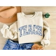 thumbnail image 1 of Floral Teach Sweatshirt, Cute Teacher Sweatshirt, Teacher Appreciation Gift, Back To School, Teacher Hoodie. School Shirt,Teacher sweatshirt TH-A1523, 1 of 5