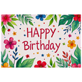 thumbnail image 1 of Floral Themed Happy Birthday Banner Background Party Decorations Photography Props for Birthday Party Backdrop Decor Celebrations, 1 of 7