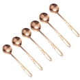 thumbnail image 1 of Floral Thick Pure Copper Spoon,Solid Copper Spoon, Copper Tableware , Dessert Spoon ,Tea Spoon (Length 6.69 inches), 1 of 4