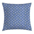 thumbnail image 1 of Floral Throw Pillow Cushion Cover, White and Yellow Cute Small Daisy Flowers Spring Garden Theme, Decorative Square Accent Pillow Case, 24 X 24 Inches, Light Yellow Violet Blue White, by Ambesonne, 1 of 2