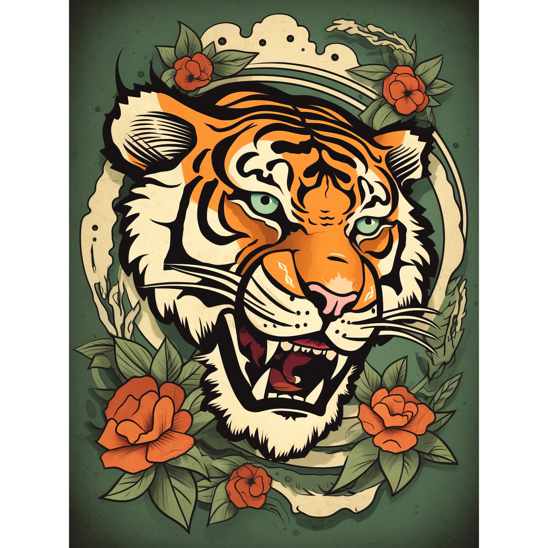 Banks Tiger Decal, image size:1800x1800