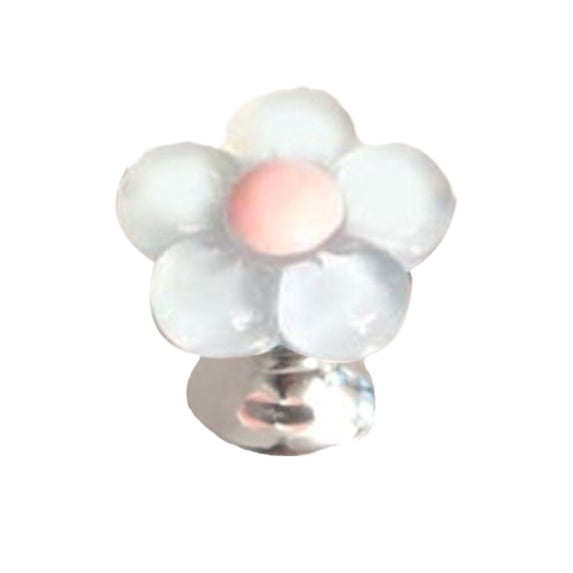 Floral Toilet Flusher Button Press Hygienic Universal Fit For Bathroom Decor