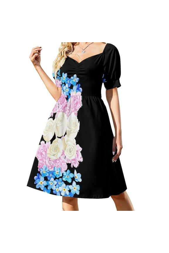 Floral - Transgender Pride Dress sexy short dresses daring Female clothing women's clothing korea stylish Dress vintage