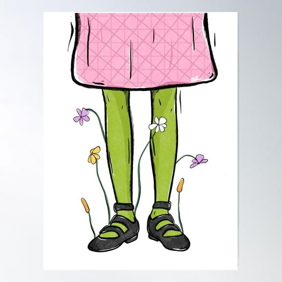 Floral Triptych #3 Poster Wall Art, Modern Wall Decor For Living Room Bedroom, 12x18 UNFRAMED