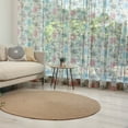 thumbnail image 1 of Floral Tulle Curtains with Rod Pocket, Hand Drawn Lily and Poppies Sketch Effect Chastity and Virtue Garden Plants, Sheer Drape for Wedding Party 2 Panels, 7 Sizes, Multicolor, by Ambesonne, 1 of 3