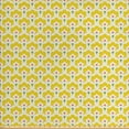 thumbnail image 1 of Ambesonne Floral Fabric by the Yard Upholstery, Retro Spring Flowers Art, 2 Yards, Yellow and Lime Green, 1 of 4