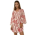 thumbnail image 1 of Floral V-Neck Mini Dress, 1 of 6