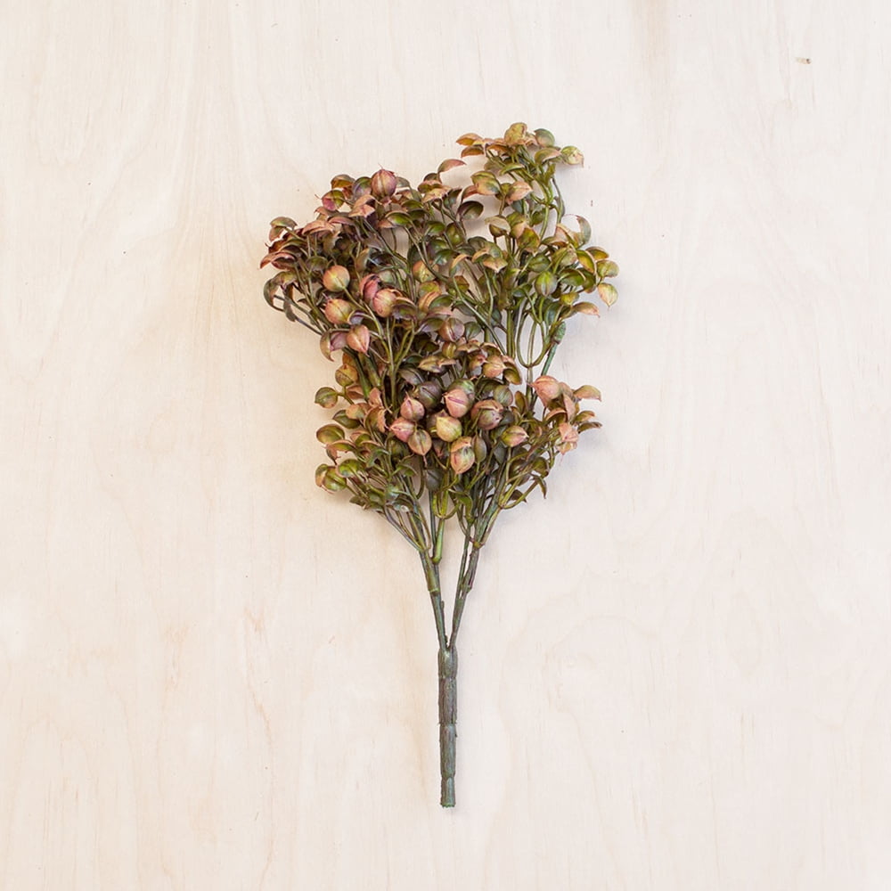 Floral Veronica Sprig Faux Branch Artificial Greenery 12 inch Green