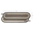 thumbnail image 1 of Floral Vine Jute Rug/Runner Oval w/ Pad 24x96, 1 of 5