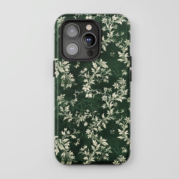 Floral Vines for All iPhone Series Tough Phone Case Vintage