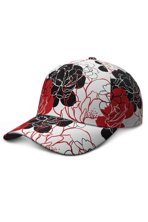 Floral Vintage Baseball Cap Adjustable Snapback Retro