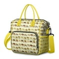 thumbnail image 1 of Floral Vintage Pattern Waterproof Lunch Tote - Large Insulated Cooler Bag with Tribal Print, Durable for Outdoor & Daily Use, 1 of 3