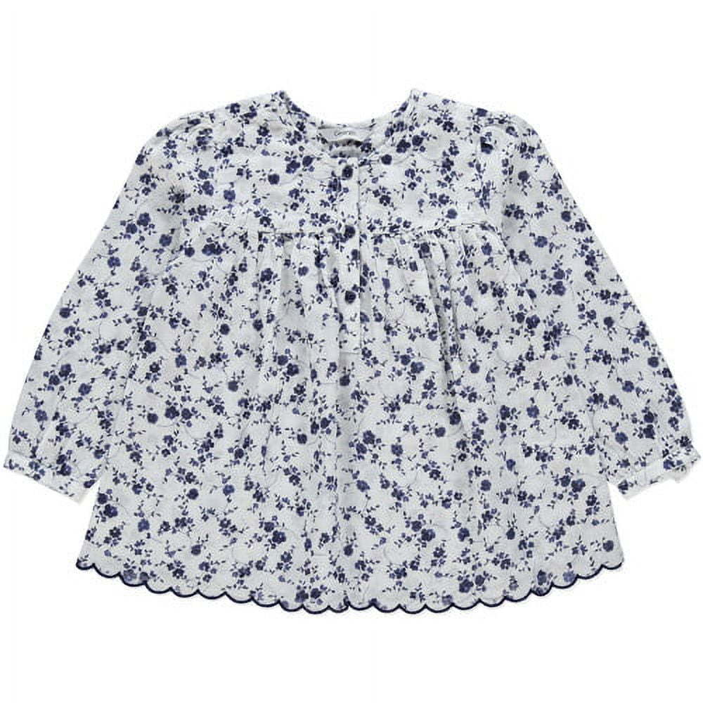 Floral Viscose Twill Blouse - 24m - Walmart.com