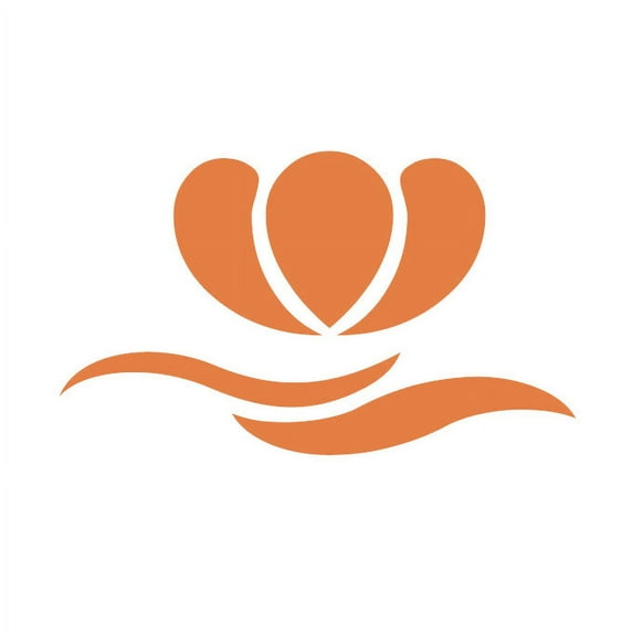 Floral Wall Accents - Medium - Persimmon