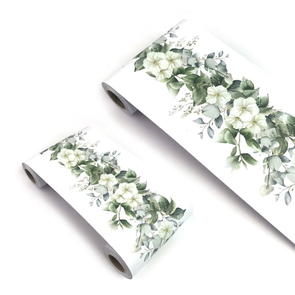 Floral Wallpaper Border 394x5 Inch Wildflowers Peel and Stick Wall Border Removable Flower Wall Trim for Kitchen Bathroom Bedroom Living Room Spring Summer Rustic Farmhouse Decor