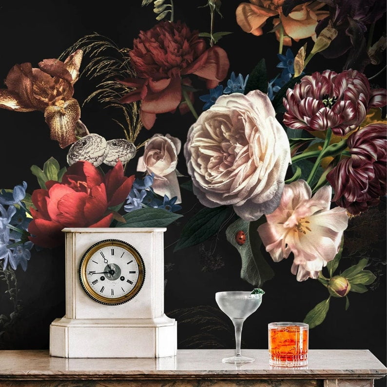 Floral Wallpaper Flemish Renaissance