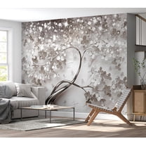 Floral Wallpaper Wall Mural - Star Tree