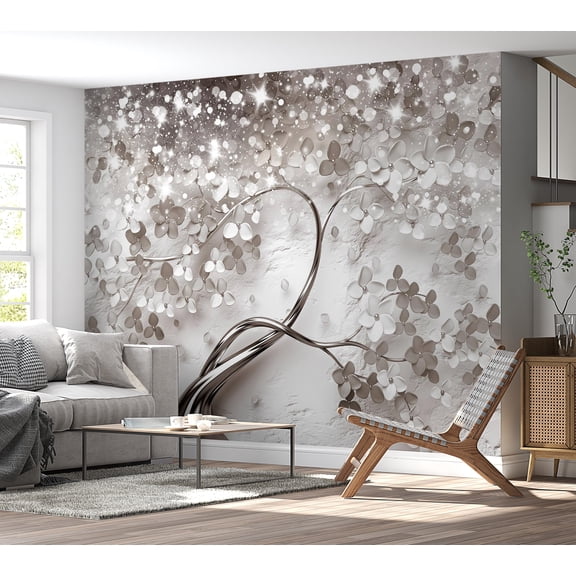 Floral Wallpaper Wall Mural - Star Tree