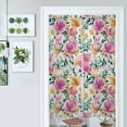 thumbnail image 1 of Floral Watercolor Pattern Door Curtain Nordic Living Room DoorCurtain Porch Partition Curtain Kitchen Rative Half Curtain, 1 of 4