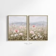 thumbnail image 1 of Floral Wildflower Country Landscape Neutral Spring Wall Art Set 2 Unframed Paper Print 20x30, 1 of 3