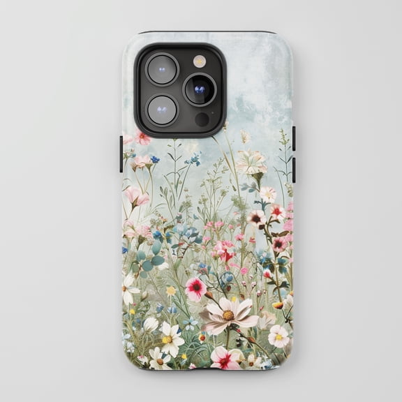 Floral Wildflower For All iPhone Series Tough Phone Case Vintage