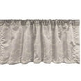 thumbnail image 1 of Floral Window Valance Pack of 2, Nude Tone Vintage Victorian Rococo Curlicue Swirly Flower Branches Motif, Rod Pocket Curtain Valances Kitchen Bedroom, 2 Sizes, Cream and Pale Salmon, by Ambesonne, 1 of 1
