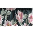 thumbnail image 1 of Floral Window Valance, Unopened Buds of Roses Lovers Flower Blossoming Spring Season Artwork, Curtain Valance for Kitchen Bedroom with Rod Pocket, 54" X 18", Laurel Green Pale Pink, by Ambesonne, 1 of 2