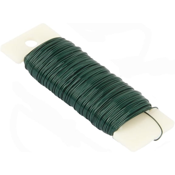 Floral Wire, Jewelry Making Wire, Green Flexible Paddle Wire for Crafts, Christmas Wreaths, Garland and Flower Arrangements