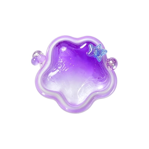 Floral Wish Star Squishy Toys, Slow Rising Soft Flower Star, Stress Relief Anxiety Calming Fidget Toys for Adults, Decompression Sensory Squishy Desk Office Gift，As Shown