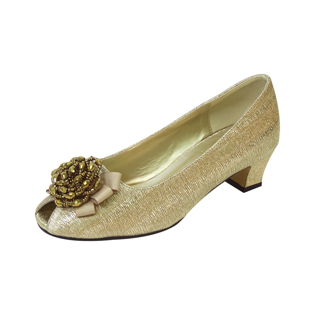Floral Women's Allie Extra Wide Width Peep Toe Dress Pump