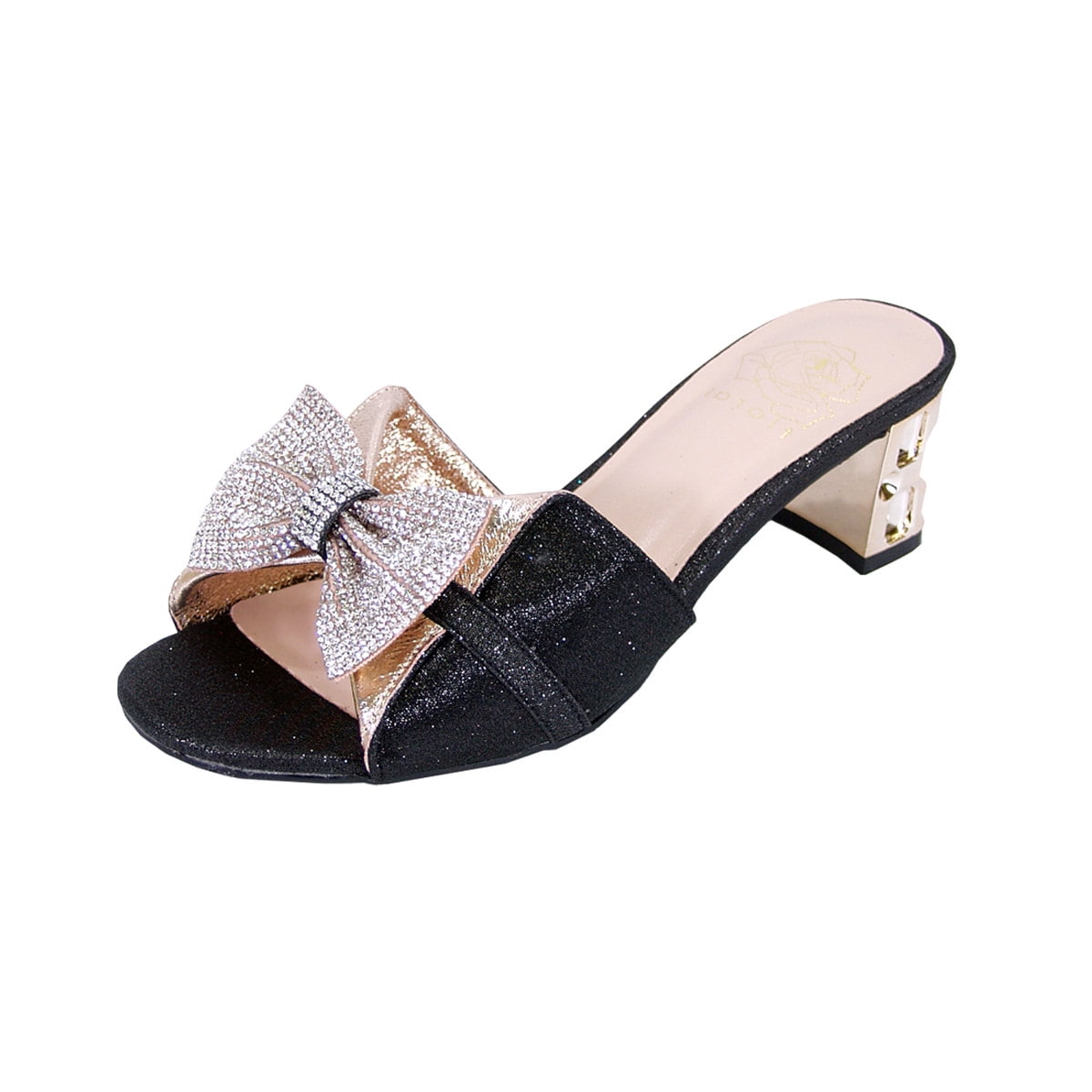 Wide width shop rhinestone sandals