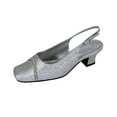 thumbnail image 1 of Floral Women's Lena Extra Wide Width Low Heel Slingback, 1 of 6