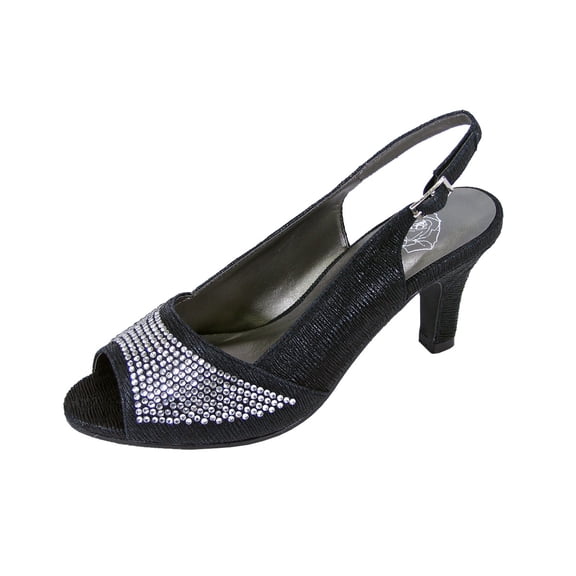 Floral Women's Lorena Extra Wide Width Peep Toe Slingback