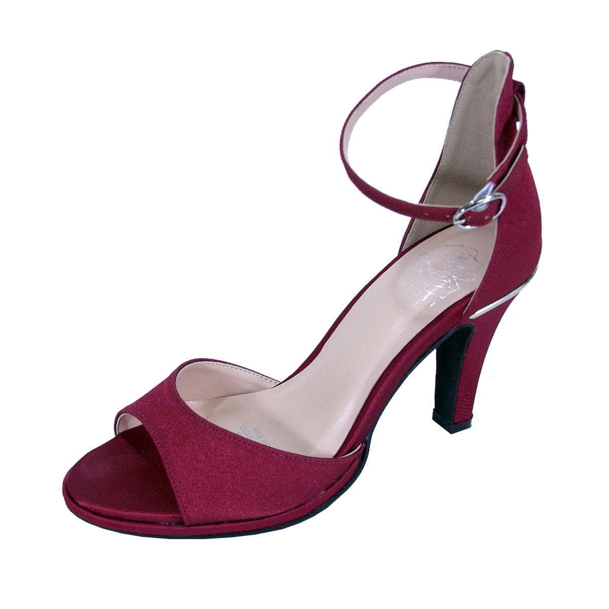 Floral Women's Maxine Wide Width Open Toe D'Orsay Dress Sandal