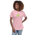 thumbnail image 1 of Floral Women's Relaxed T-Shirt, Women Tshirt Graphic,  Women T Shirts Short Sleeve  (Pink, XL), 1 of 6