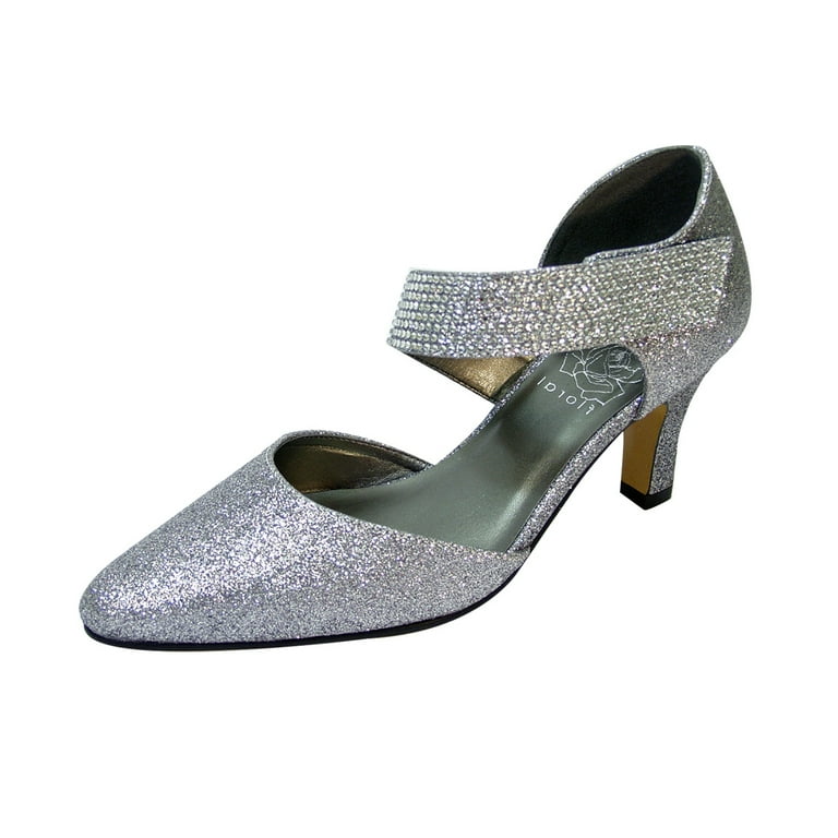 Free Shipping! Floral Women's Sarah Extra Wide Width Glitter