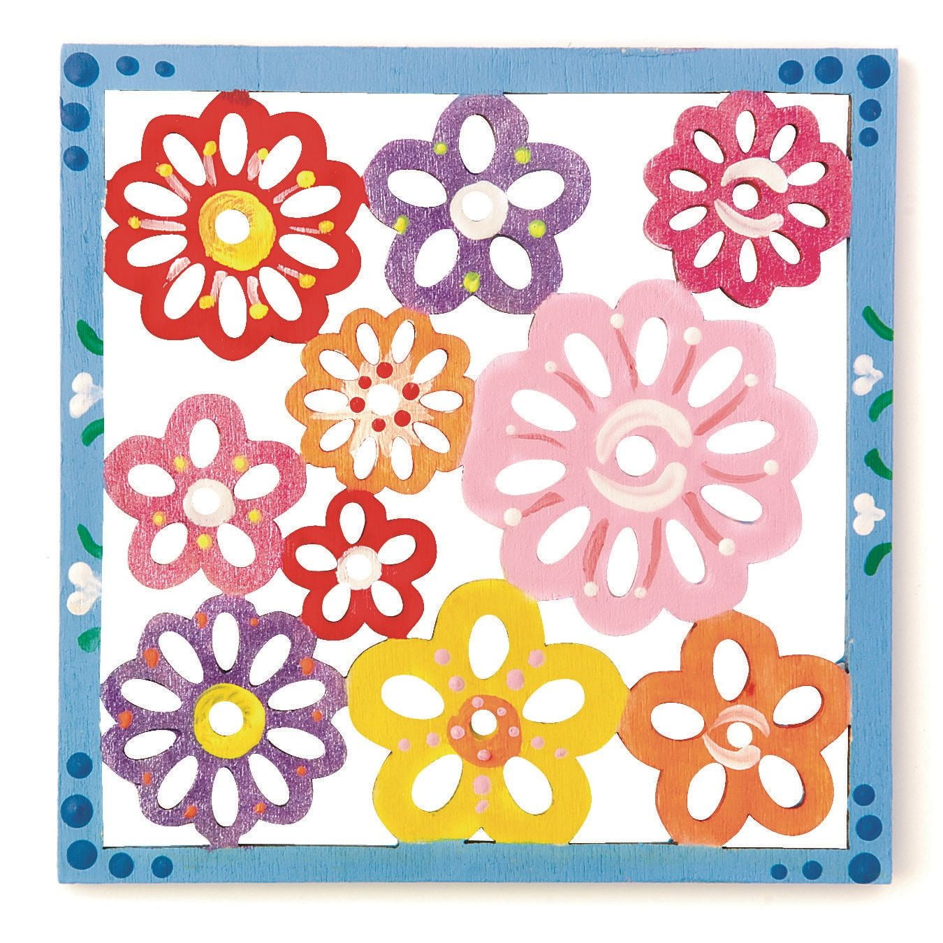 Floral Wood Trivet Craft Kit (Pack of 12)