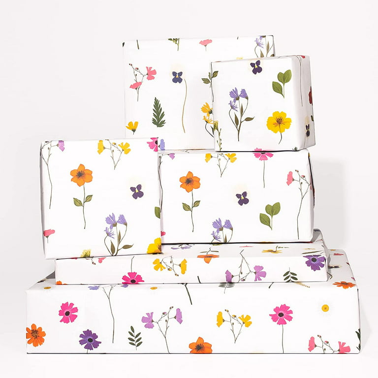 Pink Wrapping Paper, Floral Wrapping Paper, Gifts for Her