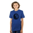 thumbnail image 1 of Floral Yin Yang Symbolic Spiritual Women's Plus Size Graphic Tee Brisco Brands 2X, 1 of 3