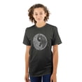 thumbnail image 1 of Floral Yin Yang Symbolic Spiritual Women's Plus Size Graphic Tee Brisco Brands 5X, 1 of 4