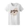 thumbnail image 1 of Floral Yoga Ethnic Patterns Tee Women's -Image by Shutterstock, 1 of 2