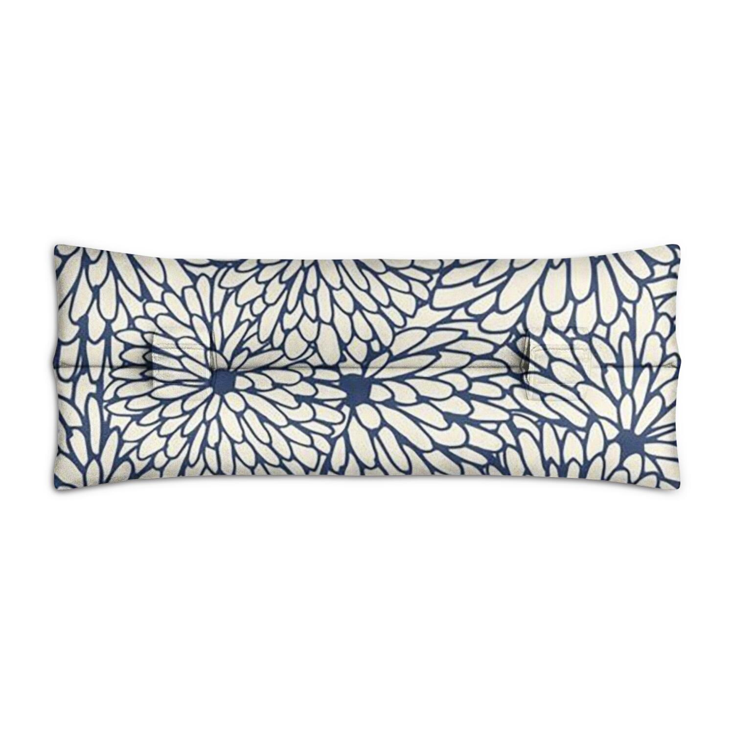 Floral and Hummingbird Artistic Mastectomy Pillow - Unique Comfort Cushion