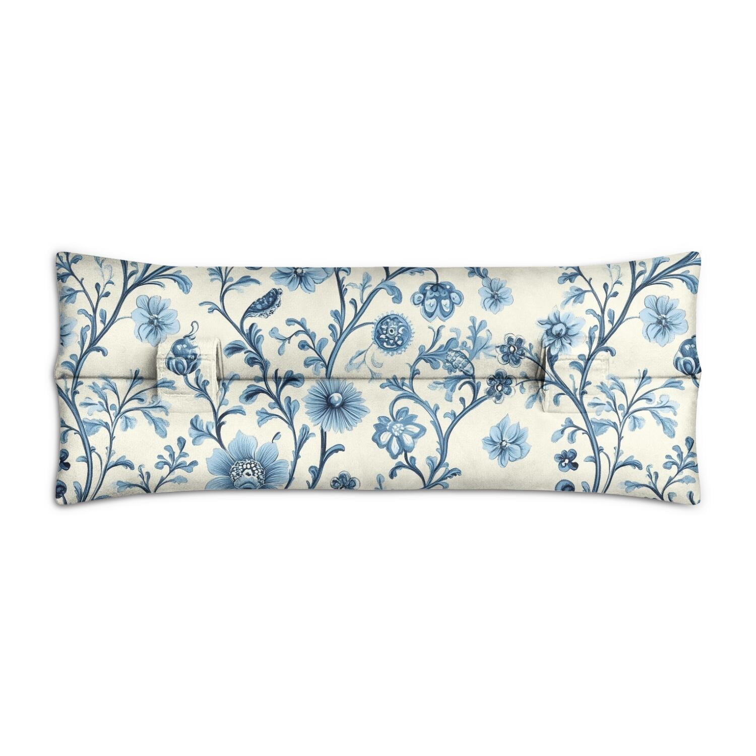 Floral and Skull Retro Surgery Recovery Pillow - Edgy Comfort Cushion for Women