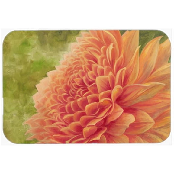 Floral by Malenda Trick Glass Large Cutting Board