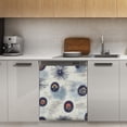 thumbnail image 1 of Floral fabric design textile pattern Dishwasher Magnet Cover Decorative Sticker for Home Cabinet Kitchen 23" x26", 1 of 5