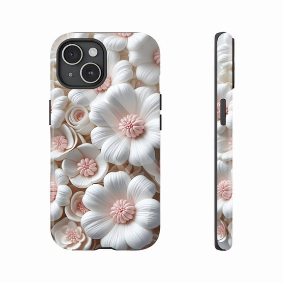 Floral iPhone Case for Women Perfect for Spring or Mother's Day Gift Compatible with iPhone 11/12/13/14/15/16 (Pro Max/Plus)
