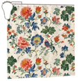 Floral on Light Background Shower Curtain, Shower Curtain for Bathroom