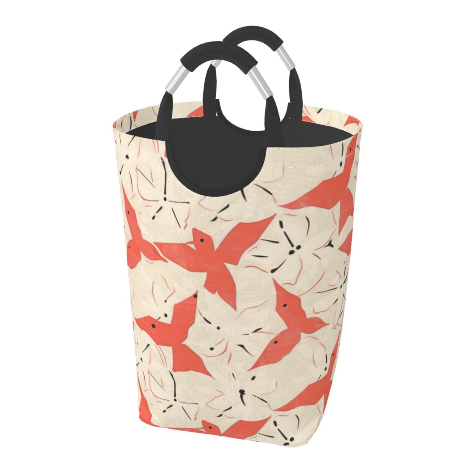 Floral painting in watercolor laundry bag, machine washable dirty